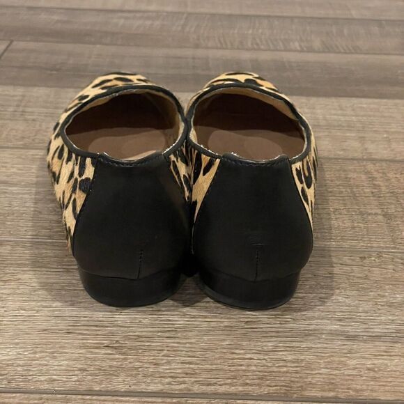 Adam Tucker Me Too Animal Print Fur Leopard Loafers Slip on Shoe Sz 8 Womens New - Picture 4 of 12